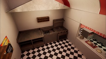 1950s American Diner, Unreal Engine 5, Maya and Substance Painter, Part 65