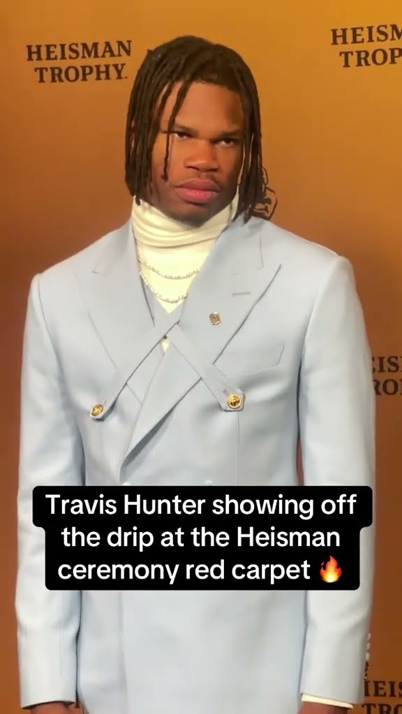 Travis Hunter on the Heisman red carpet ?