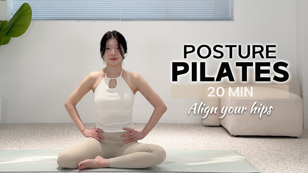 20 MIN FIX POSTURE PILATES WORKOUT – Improve Pelvic Balance & Alignment