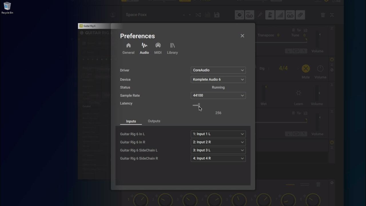 GUITAR RIG 6 Setting Up Your Audio Interface YouTube
