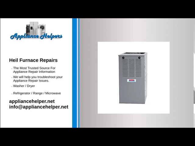 Heil Furnace Repairs - YouTube