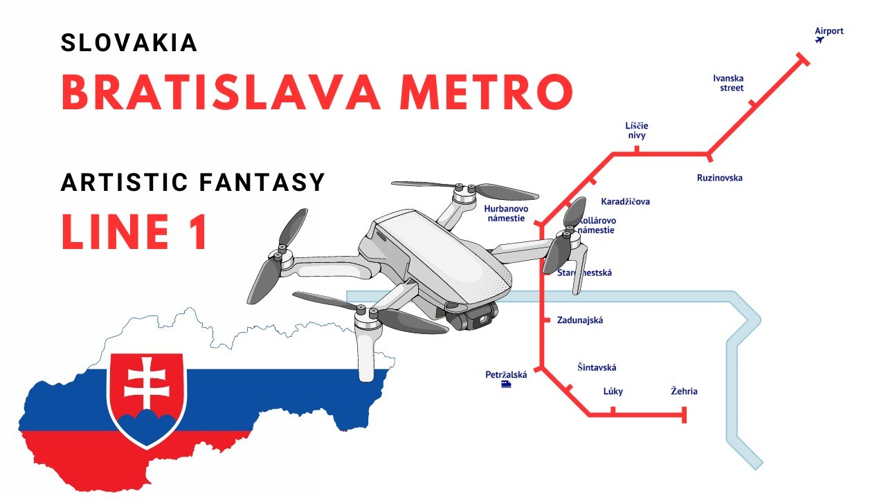 Братиславское метро. Линия 1. Художественная фантазия.