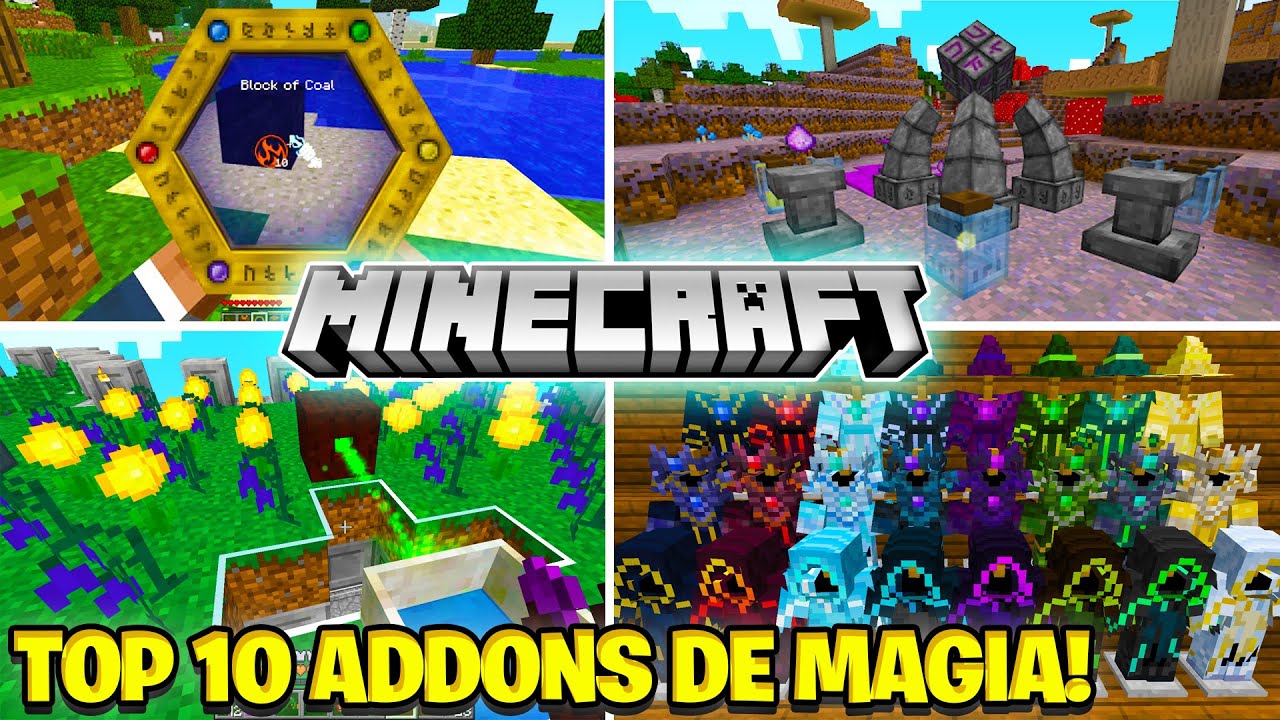 🔥TOP 10 MELHORES ADDONS DE MAGIA PARA SEU MINECRAFT BEDROCK ...