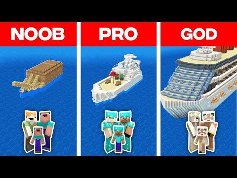 minecraft-noob-vs-pro-vs-god:-family-boat-house-build-challenge-in-minecraft-(animation)