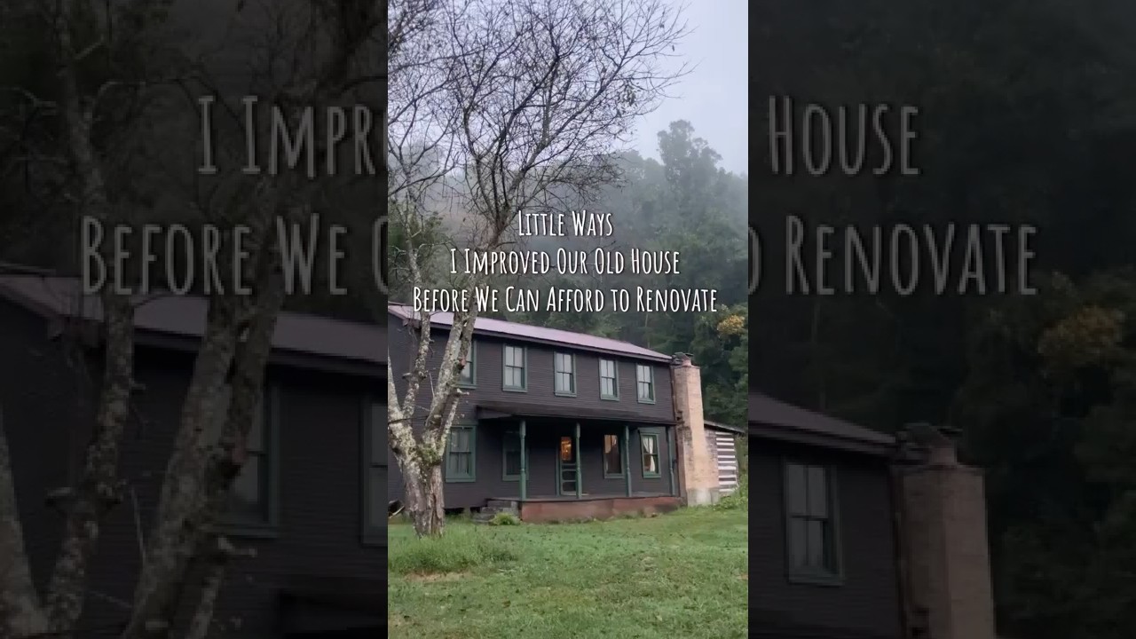 Little ways we’re improving our old house.