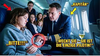 „Sie schlief in Reihe 12 – als der Kapitän fragte: ›Ist ein Pilot an Bord?‹“