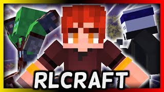 We played the HARDEST Minecraft Mod And It Was HILARIOUS [RLCraft Multiplayer EP 1]