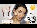 TESTING MAKEUP REVOLUTION BRUSHES! FULL FACE USING REVOLUTION BRUSHES