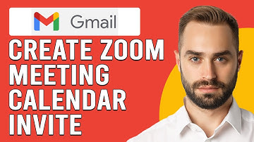 How To Create A Zoom Meeting Calendar Invite With Gmail (How To Send Zoom Meeting Invite With Gmail)