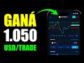 👉 1.050 USD con La Mejor App de Trading / Emprender Simple