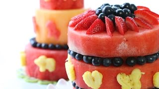 How to Make Watermelon Cake | Simply Bakings