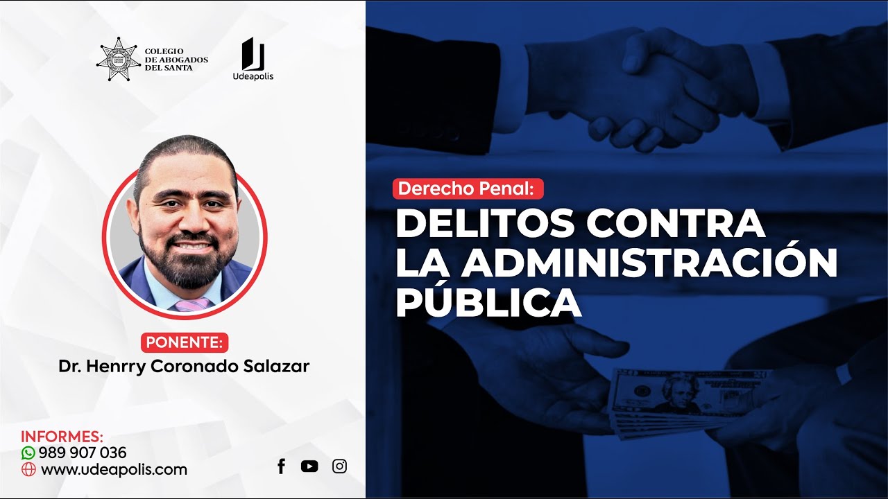 Delitos Contra la Administración Pública | Henrry Coronado
