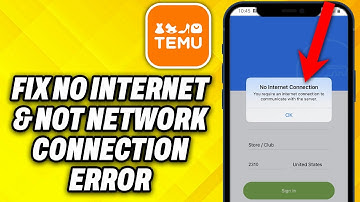 How To Fix Temu App No Internet and Not Network Connection Error (2025)