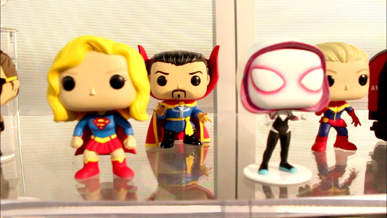 2016 new york toy fair funko pop vinyl figures at the funko booth