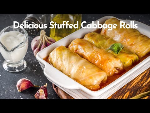 Easy Stuffed Cabbage Rolls Recipe with Beef and Rice That Are Insanely Delicious #stuffedcabbage