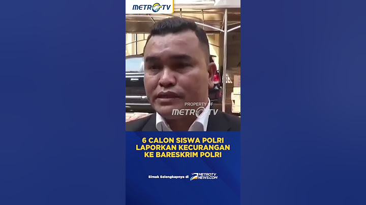 6 Calon Polisi Laporkan Kecurangan ke Bareskrim Polri #shorts