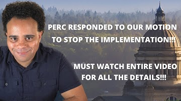 PERC RESPONDED TO OUR MOTION TO STOP THE IMPLEMENTATION!!! MUST WATCH ENTIRE VIDEO!!!