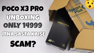 OMG ? ONLY 14999 POCO X3 Pro Unboxing - Flipkart sale Retail Unit