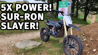 ELECTRIC pitbike with INSANE mods!