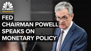 Federal reserve chairman jerome powell speaks wednesday following the
central bank's two-day policy meeting. announced on that ...