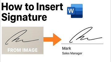 How To Insert Signature In Microsoft Word (From Paper To Word Document)