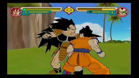 Goku vs Raditz #10 1v2 Fight Gameplay DragonBall Z Budokai 2 Nintendo GC/Wii/NX?