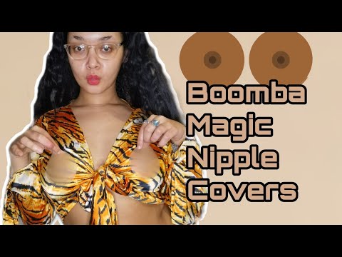 BOOMBA Magic Nipple Covers Try On