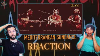 PACO DE LUCIA, AL DI MEOLA &JOHN MCLAUGHLIN "MEDITERRANEAN SUNDANCE" (reaction)