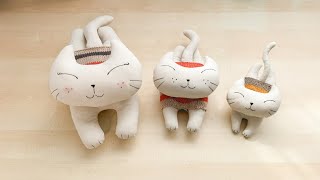 How to make Kitty Cat Toy | DIY Christmas gift idea |  Cute Stuffed Animal Tutorial by Minki Kim 9,656 views 6 months ago 18 minutes