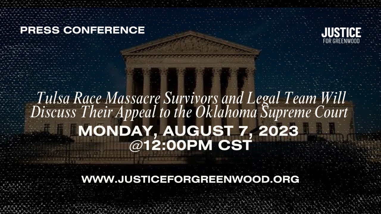 Tulsa Race Massacre Survivors and Legal Team Will Discuss Their Appeal