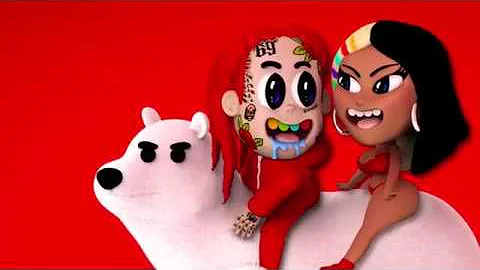 TROLLZ  -  Alternate Edition 6ix9ine & Nicki Minaj - Official Lyric Video