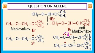 OQV NO – 245 Reaction of Me-O-CH=CMe2 with HBr.