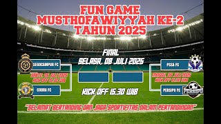 Download Lagu 🔴 LIVE STREAMING - FUN GAME MUSTHOFAWIYYAH KE- 2 TAHUN 2025 (SEGOCAMPUR FC VS COBRA FC) MP3 Download Lagu 🔴 LIVE STREAMING - FUN GAME MUSTHOFAWIYYAH KE- 2 TAHUN 2025 (SEGOCAMPUR FC VS COBRA FC) MP3