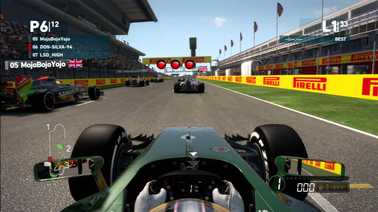 F1 2014 | AOR GP2 R5 - Spain (Power Of The Pad Start)