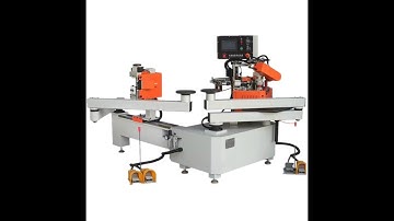 HC 2D curved edge banding machie pre running video