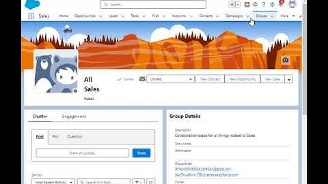 Create Chatter Groups