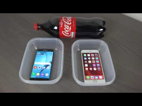 Samsung Galaxy S7 Edge Vs IPhone 6S Plus Coca Cola Freeze Test 9 Hours Will It Survive Survive Samsung Galaxy S7 Edge Vs IPhone 6S Plus Coca Cola Freeze Test 9 Hours Will It Survive Survive