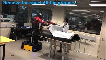 Human Robot Collaboration For Transporting A Deformable Sheet (w/ Voice Commands)