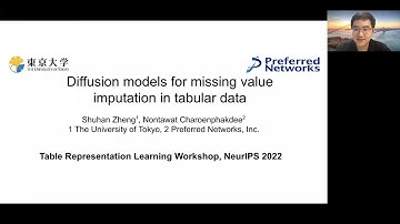 Diffusion models for missing value imputation in tabular data (poster pitch)