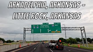 Arkadelphia, Arkansas to Little Rock, Arkansas! Drive with me on an Arkansas highway!