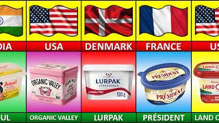 Butter Brands From Different Countries