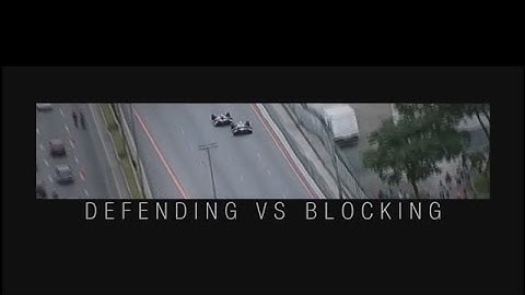 Advanced Driving Techniques: Defending Your Position vs. Blocking