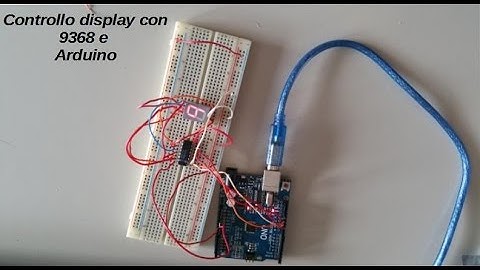 Progetto controllo display con 9368 e Arduino