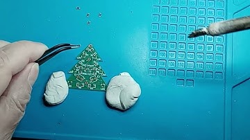 WHADDA SMD XMAS TREE WSSA142 KIT BUILD