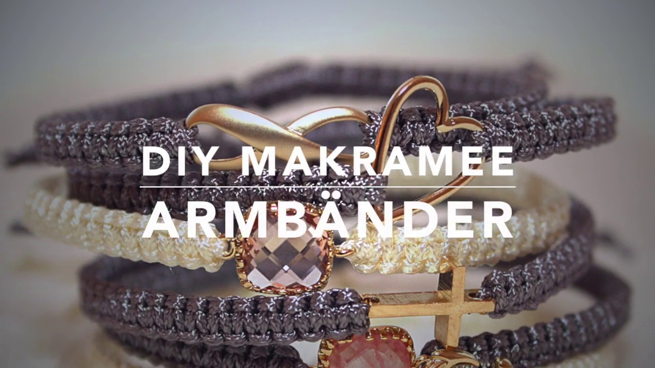 Makramee Armband Diy Anleitung Technik Youtube