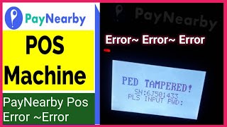 PayNearby Pos ATM Error How to Solve the Problem???