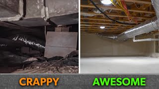 Crawlspaces Don't Have to Suck. How to Build the Best Crawlspace!