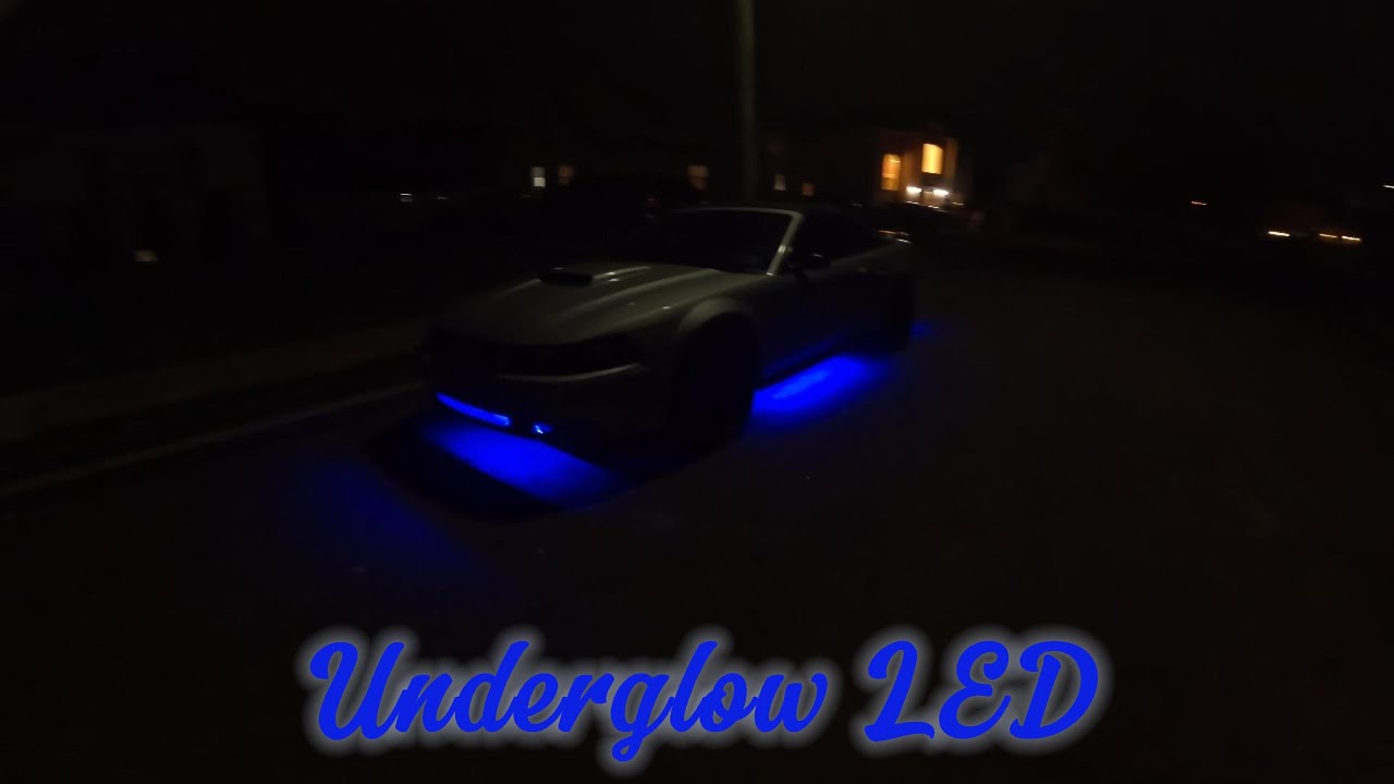Installed Under glow LED lights on my 2003 Mustang GT New Edge Convertible