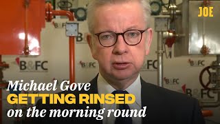 Just Michael Gove getting rinsed by journalists on the morning round