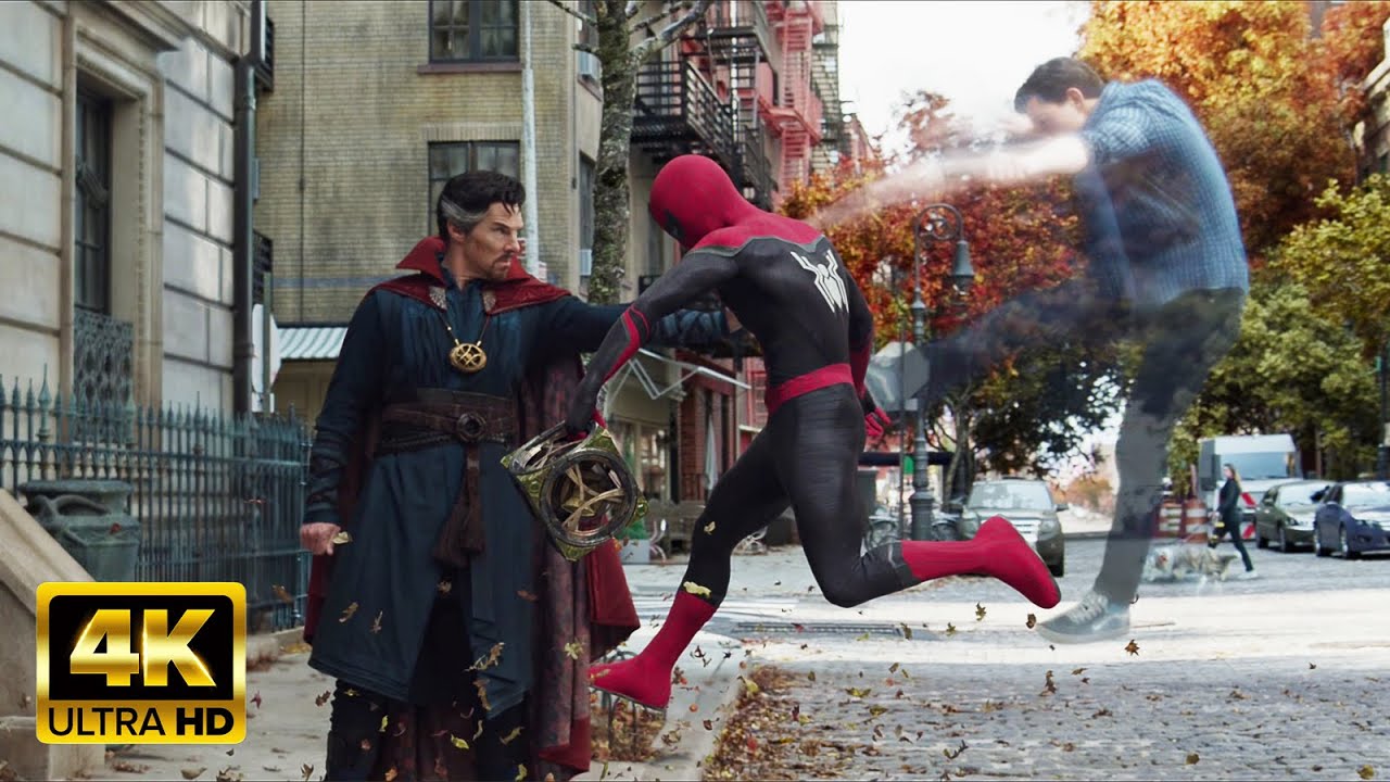 Spider-Man vs Doctor Strange - Mirror Dimension Fight Scene | Spider ...
